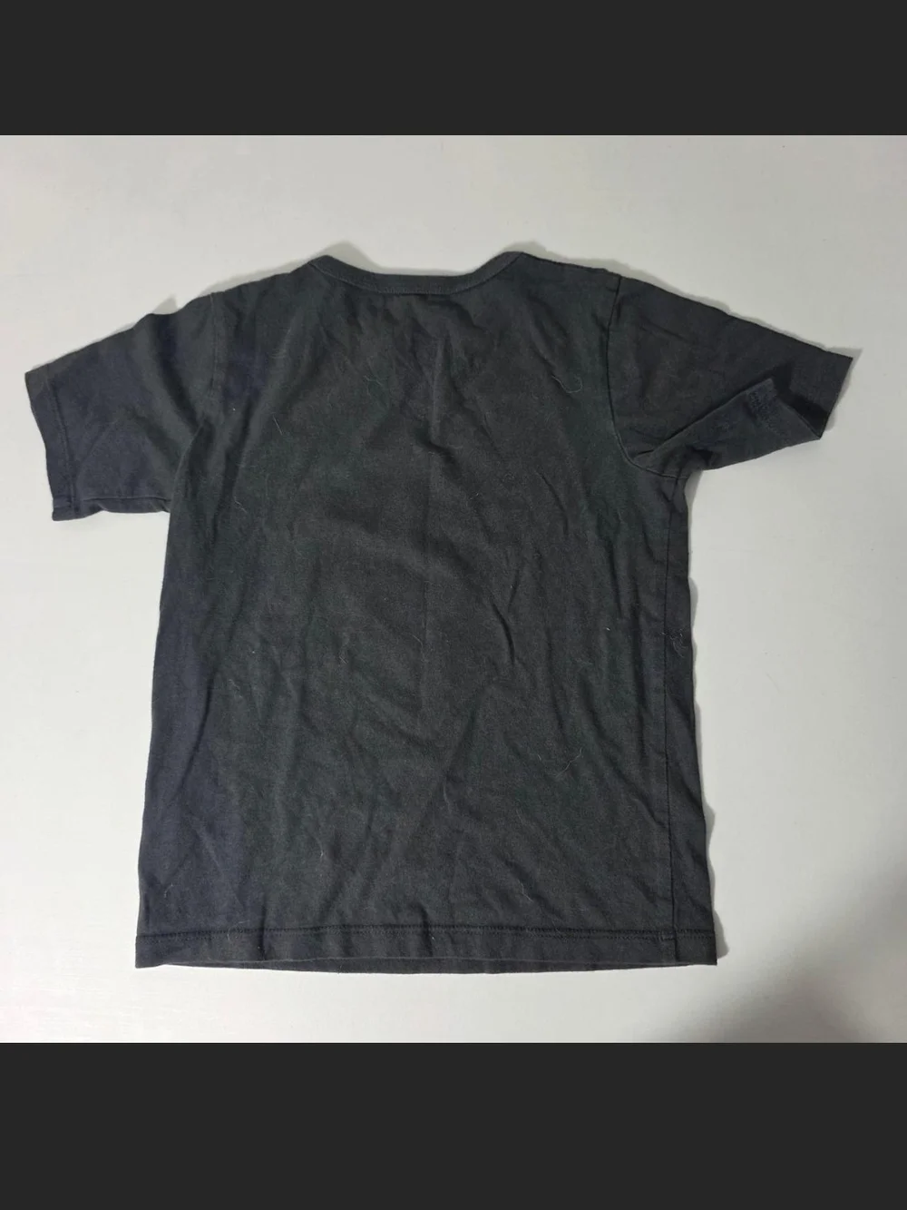 The Children's Place Black Tee with Teal Shark Graphic